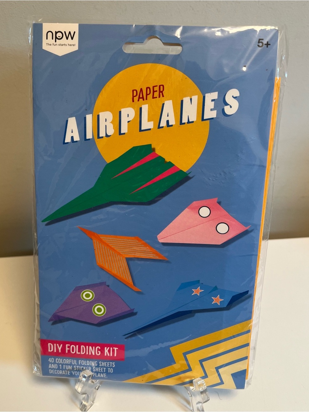 Paper Airplanes DIY Folding Kit - Multicolor